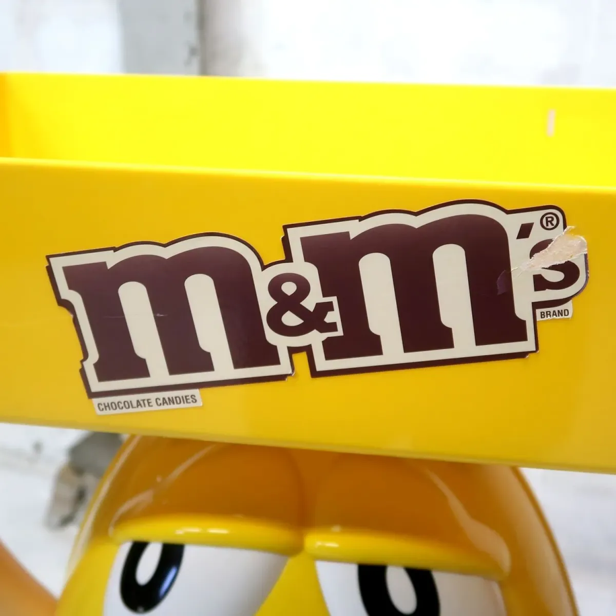 M&M's イエロー 大型 ストアディスプレイ
