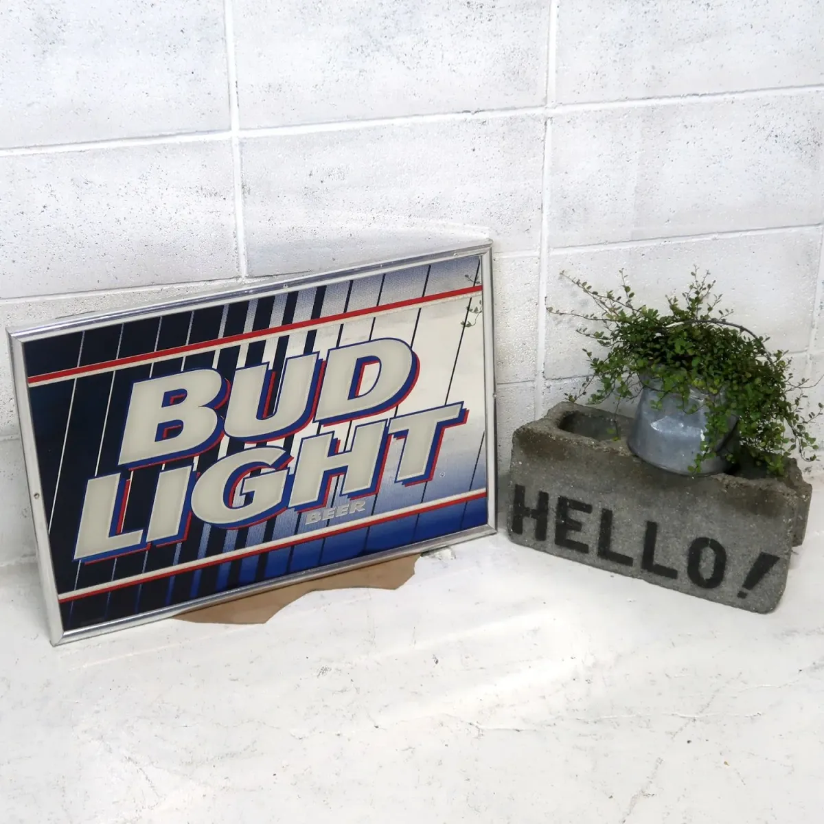 BUD LIGHT ビンテージ パブミラー