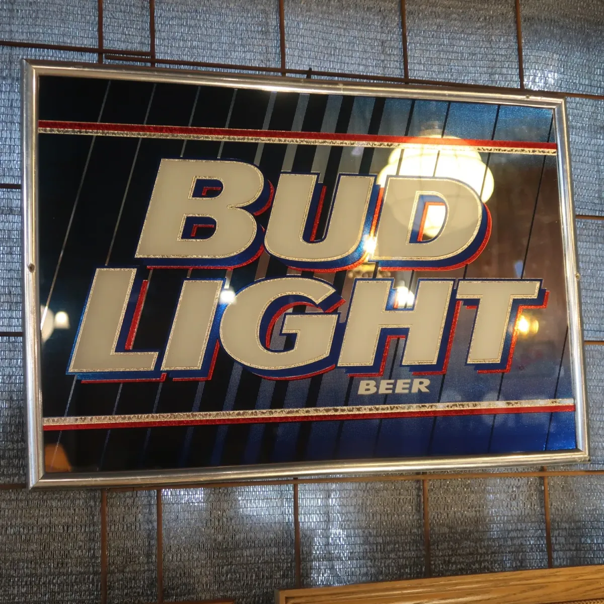 BUD LIGHT ビンテージ パブミラー