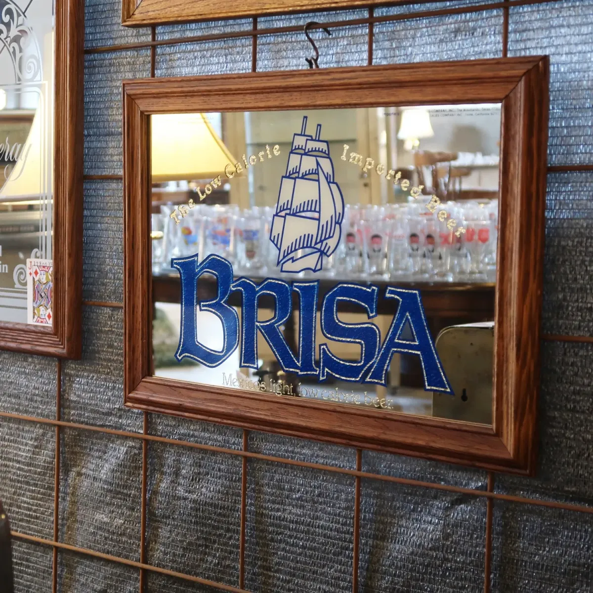 BRISA ビンテージ パブミラー