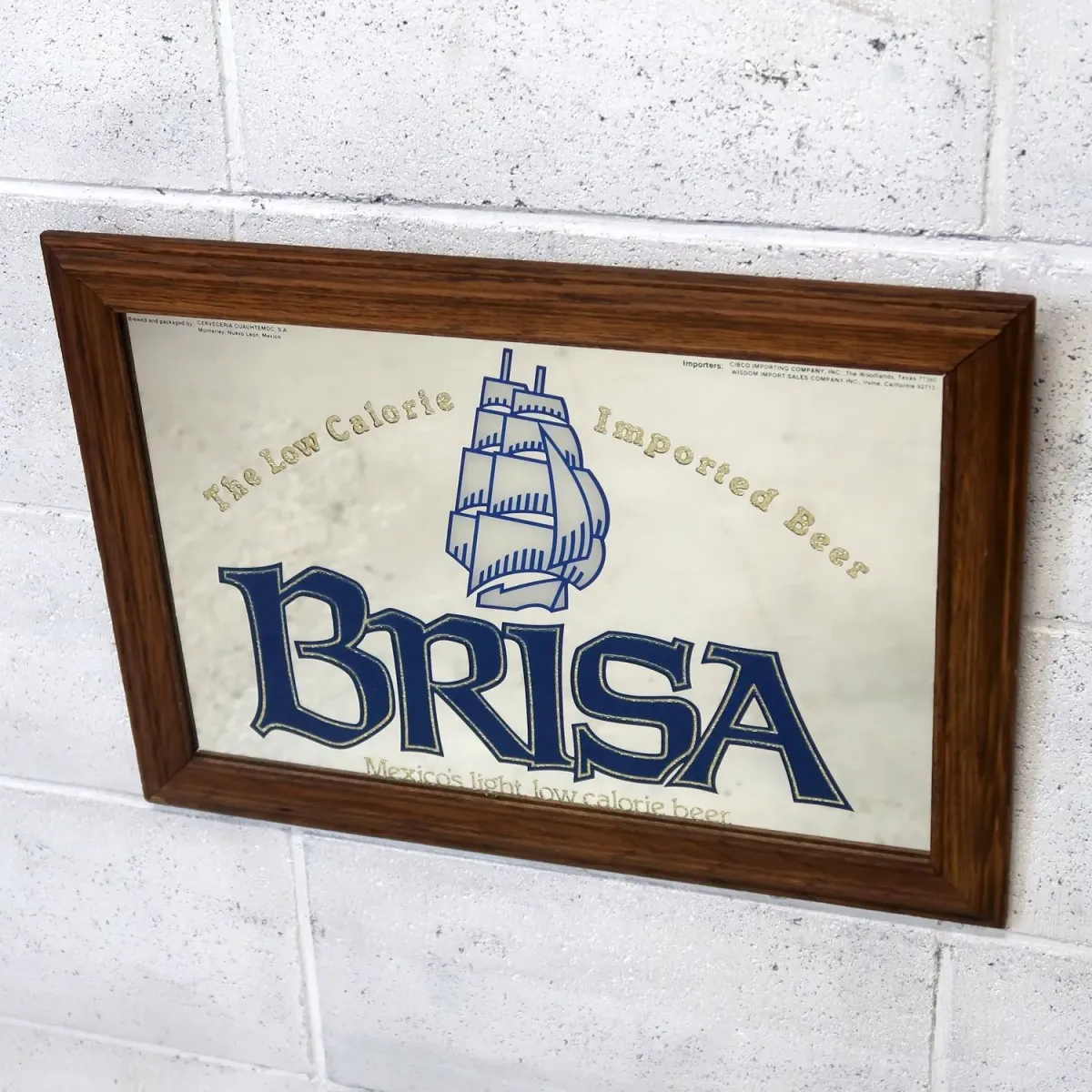 BRISA ビンテージ パブミラー