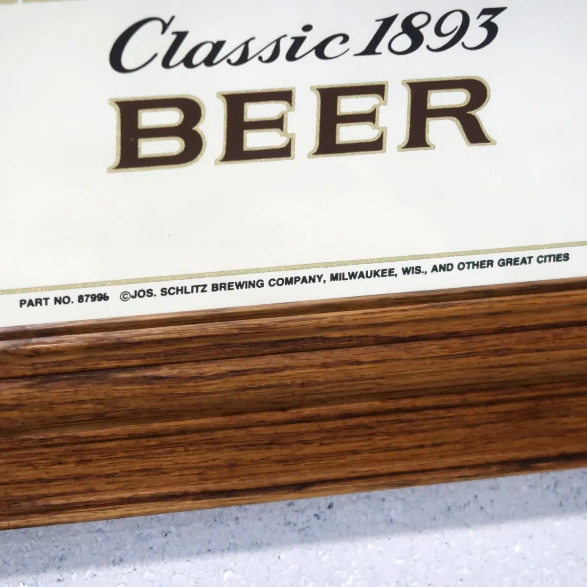 ERLANGER BEER ビンテージ パブミラー