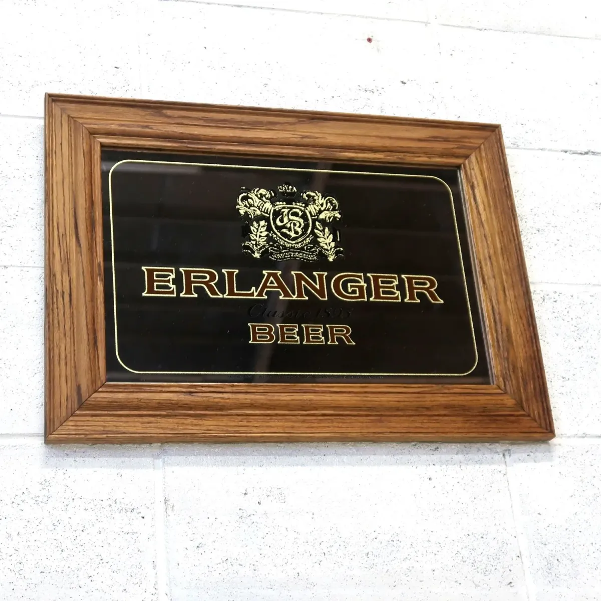 ERLANGER BEER ビンテージ パブミラー