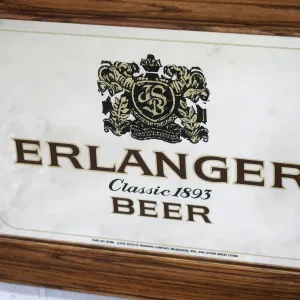 ERLANGER BEER ビンテージ パブミラー