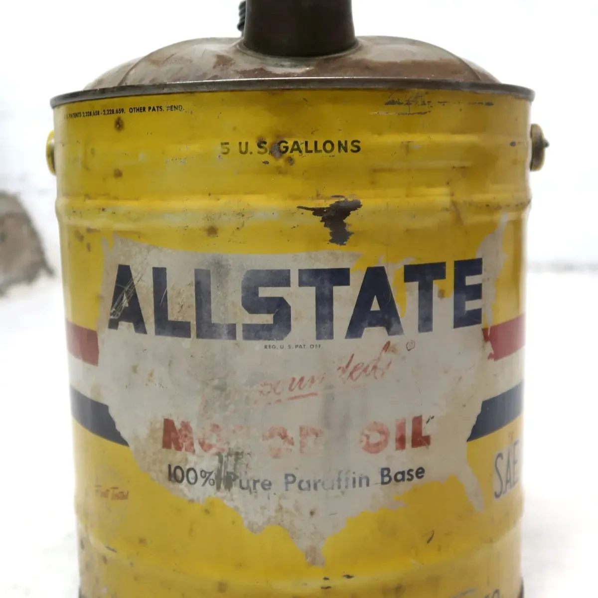 ALLSTATE ビンテージ オイル缶