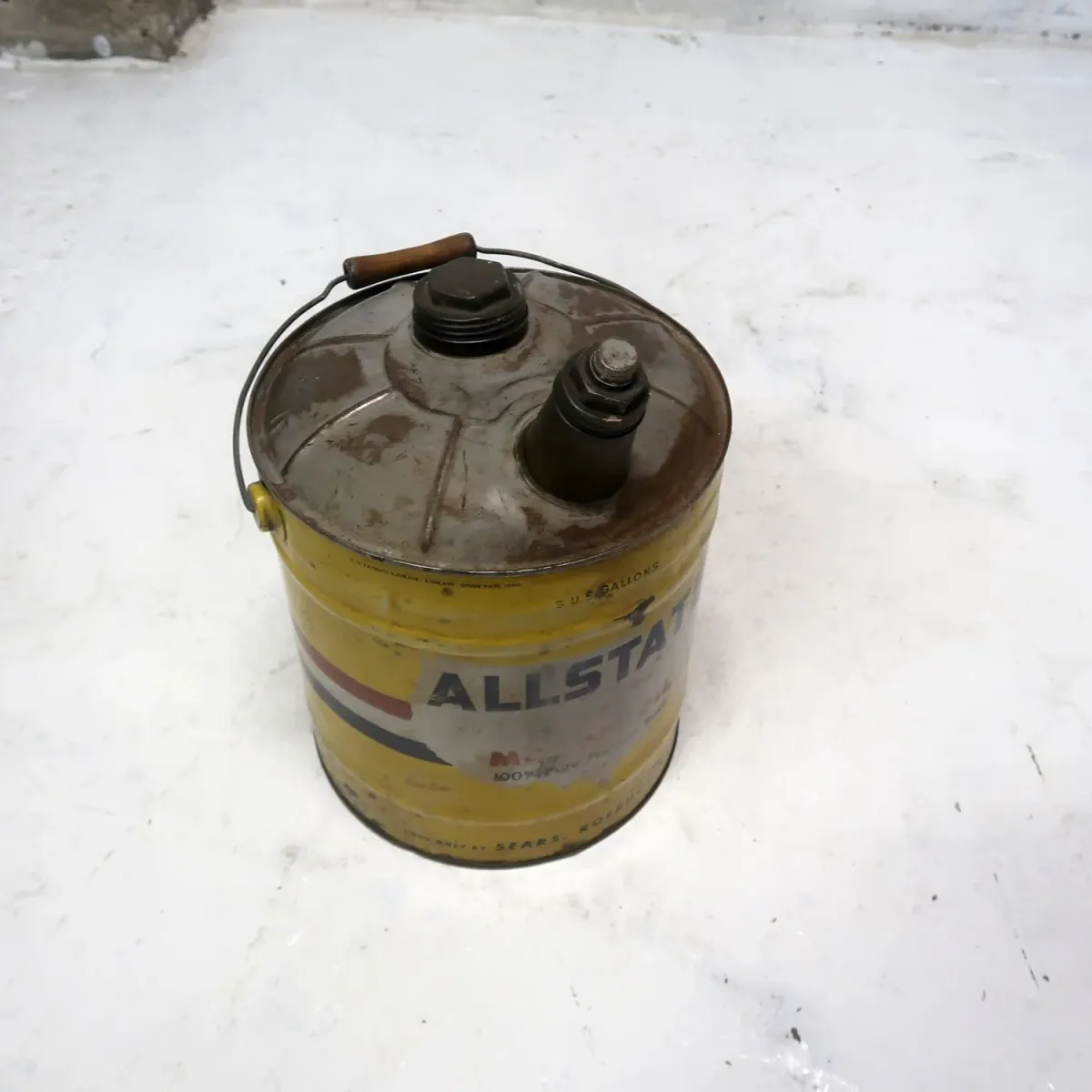 ALLSTATE ビンテージ オイル缶