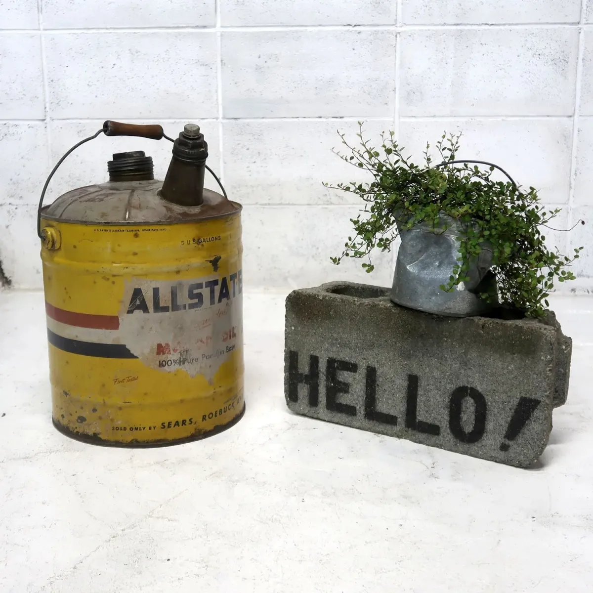 ALLSTATE ビンテージ オイル缶