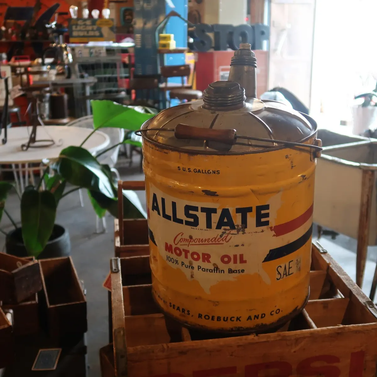 ALLSTATE ビンテージ オイル缶