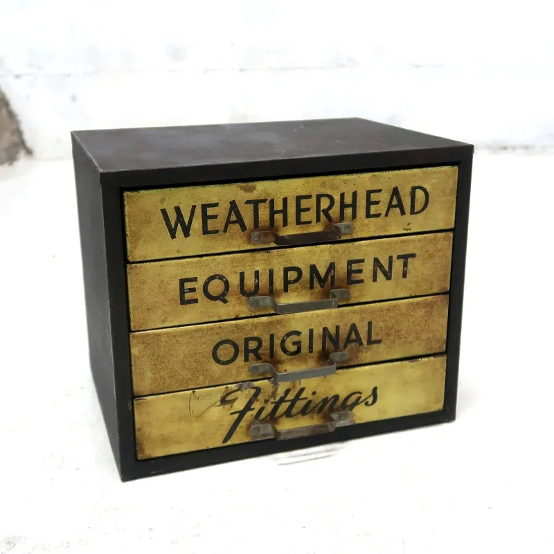 Weatherhead ビンテージ パーツキャビネット