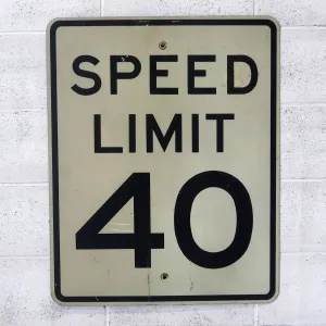 ロードサイン SPEED RIMIT 40