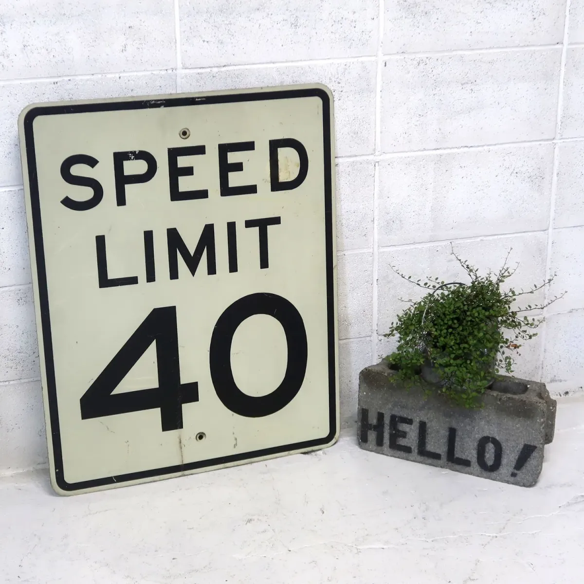 ロードサイン SPEED RIMIT 40