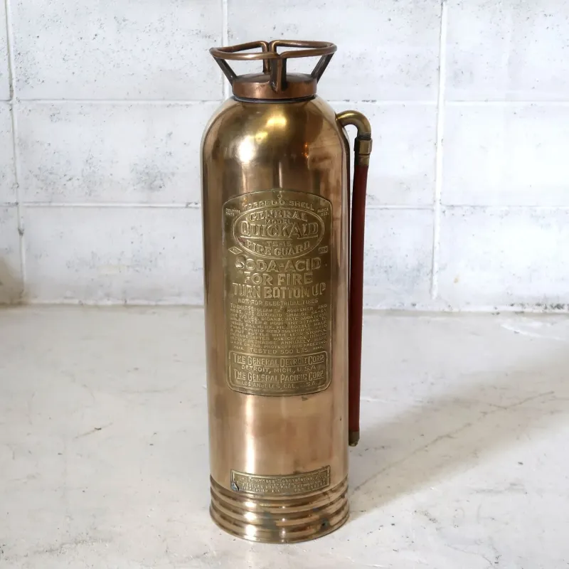 ビンテージ 消火器 銅×真鍮