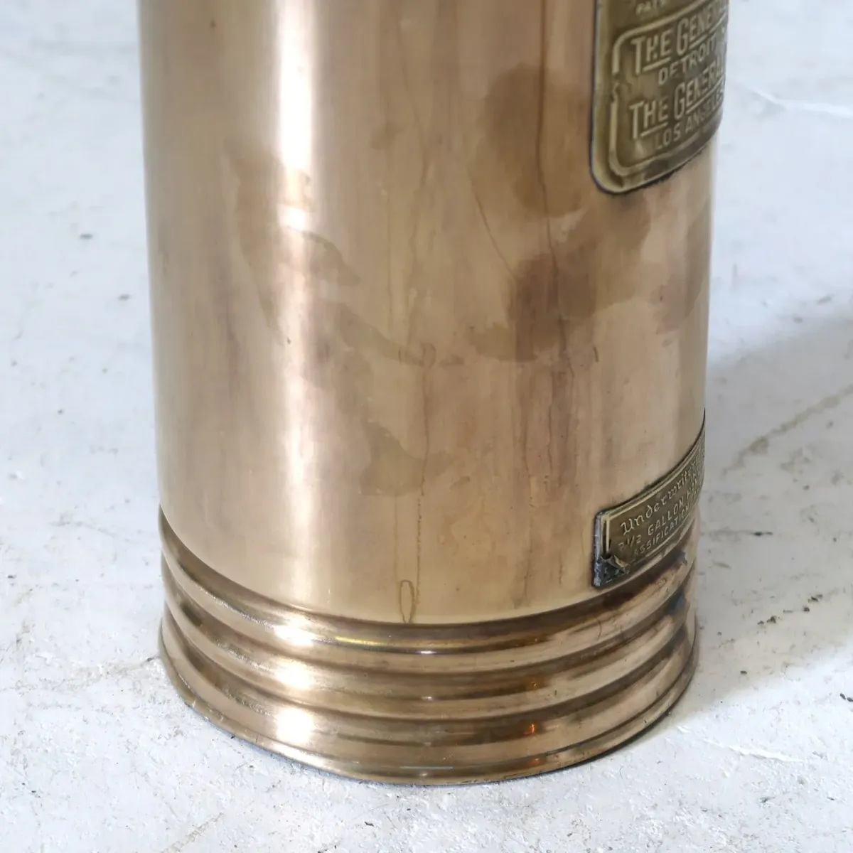 ビンテージ 消火器 銅×真鍮