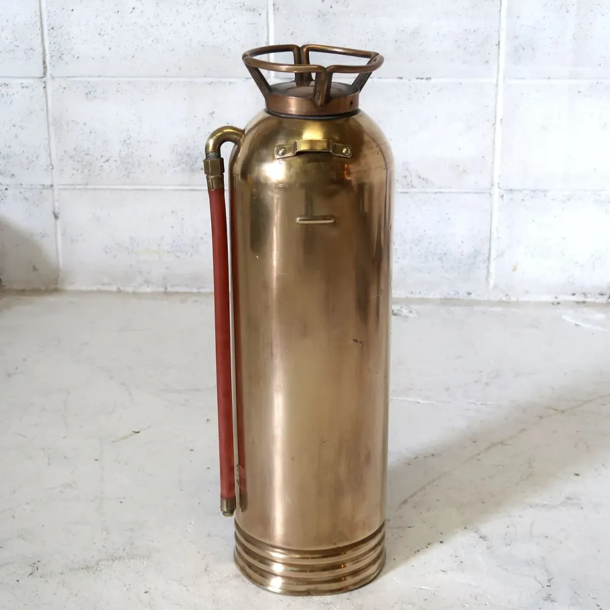 ビンテージ 消火器 銅×真鍮