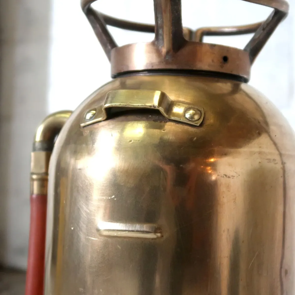ビンテージ 消火器 銅×真鍮