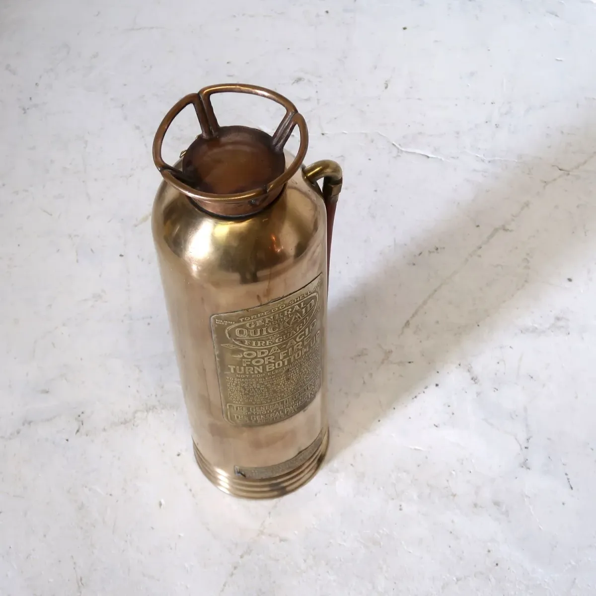 ビンテージ 消火器 銅×真鍮