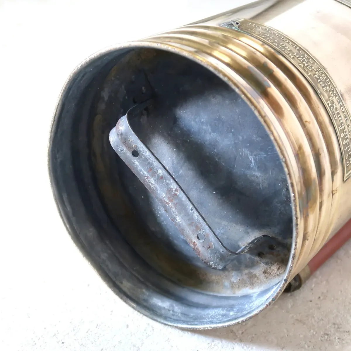 ビンテージ 消火器 銅×真鍮
