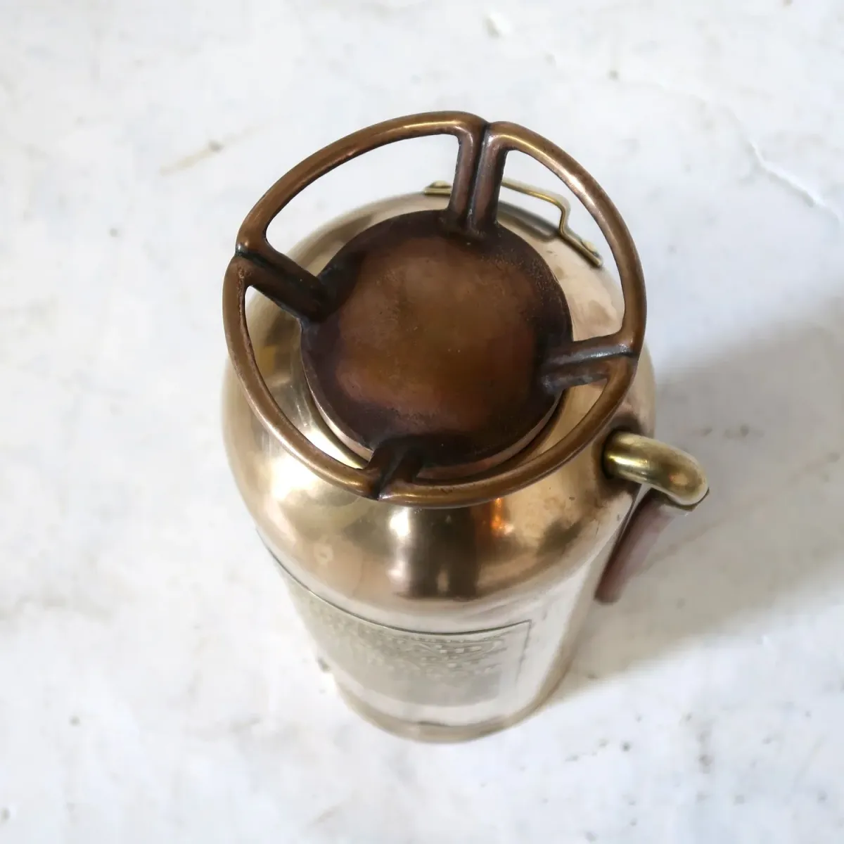 ビンテージ 消火器 銅×真鍮
