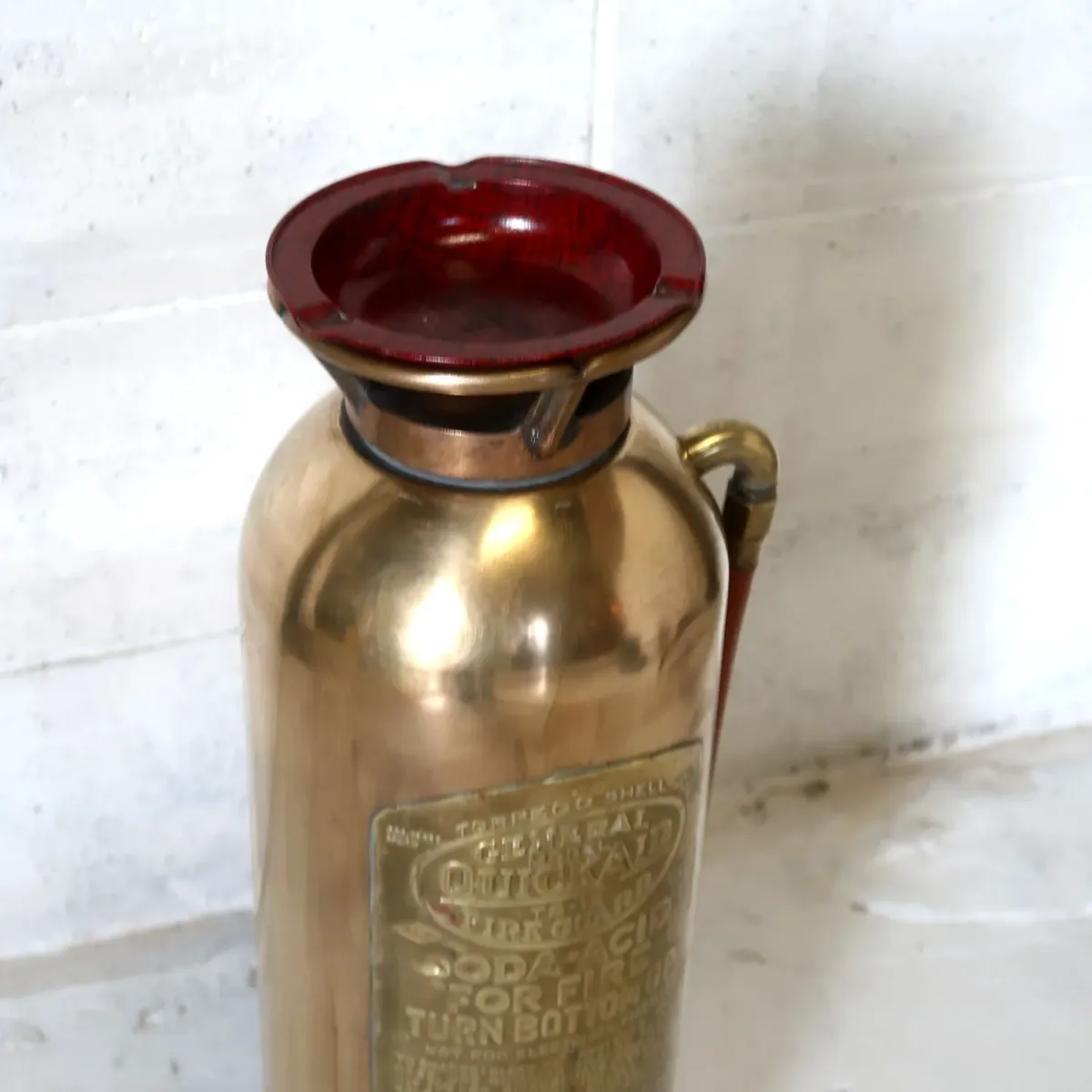 ビンテージ 消火器 銅×真鍮
