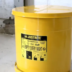JUSTRITE 大型メタルゴミ箱