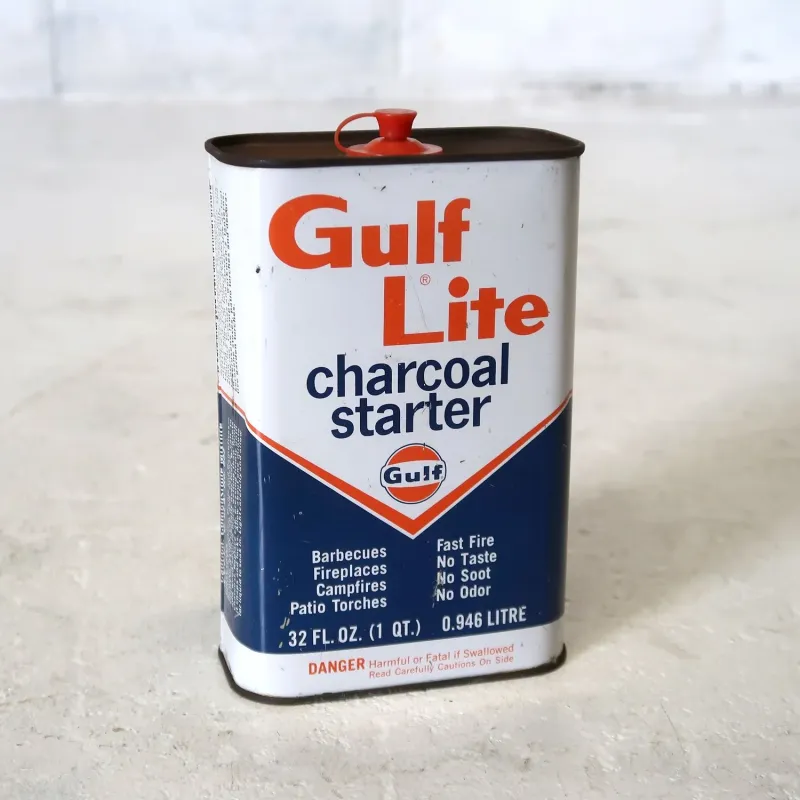 Gulf ビンテージ オイル缶