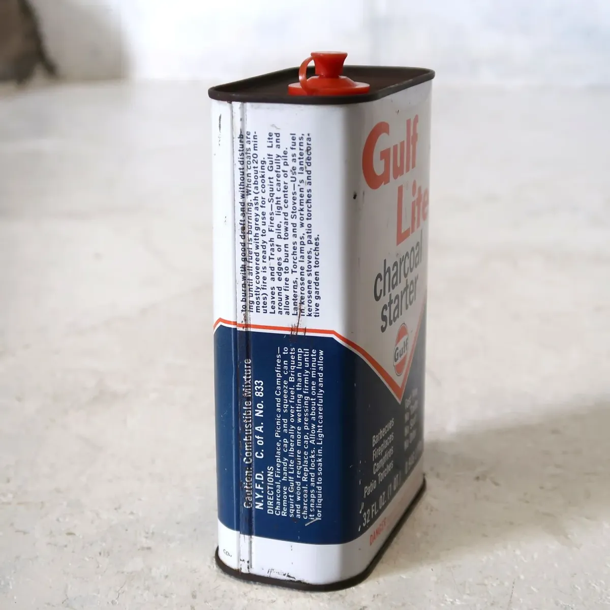 Gulf ビンテージ オイル缶