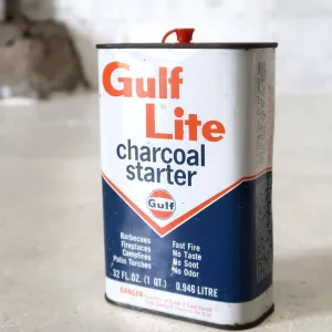 Gulf ビンテージ オイル缶