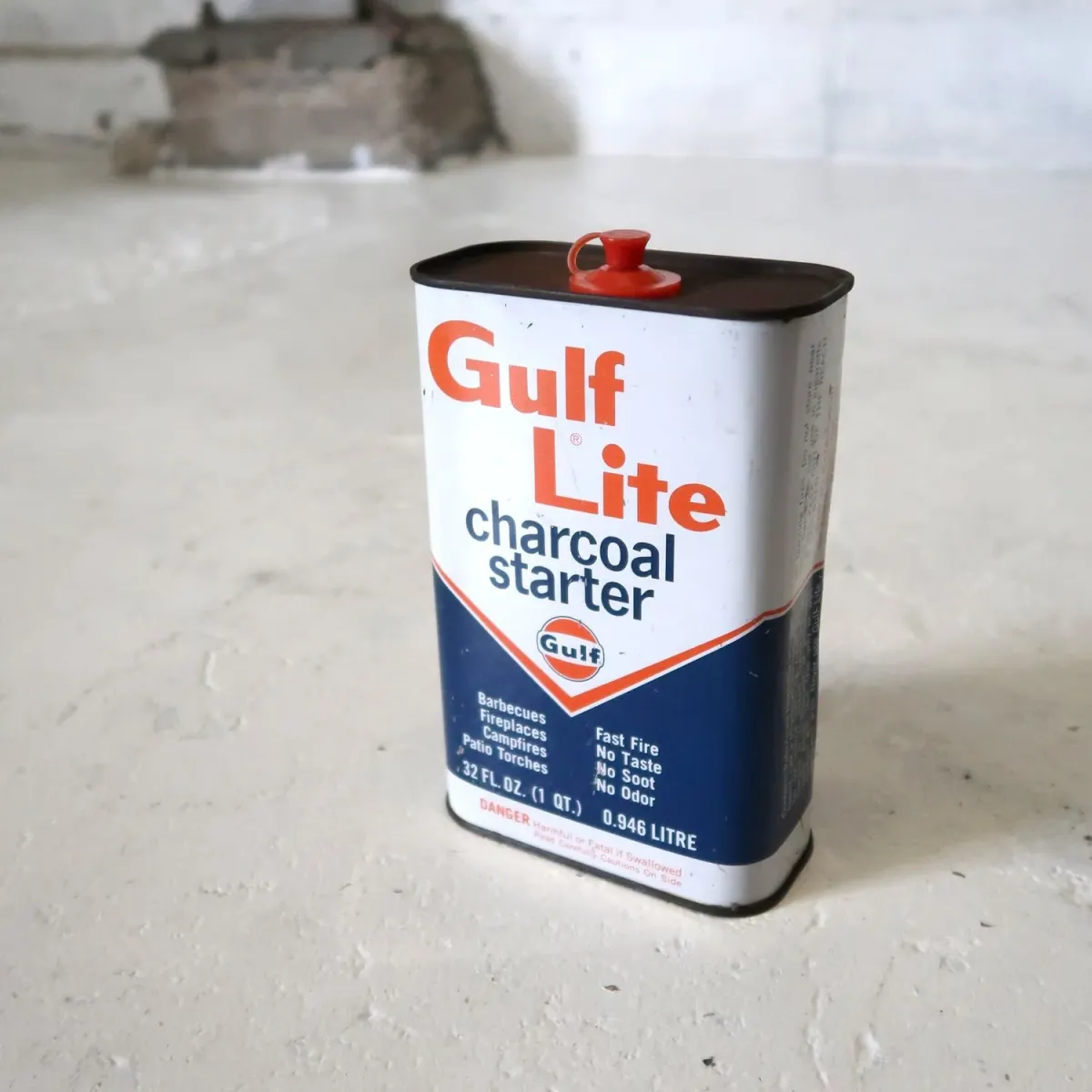 Gulf ビンテージ オイル缶