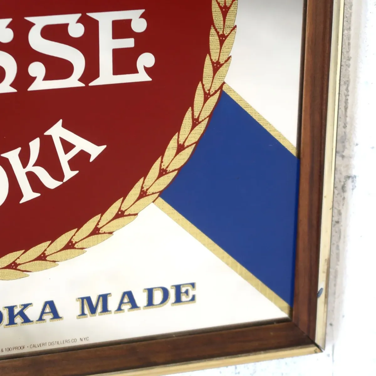 CROWN RUSSE VODKA ビンテージ パブミラー