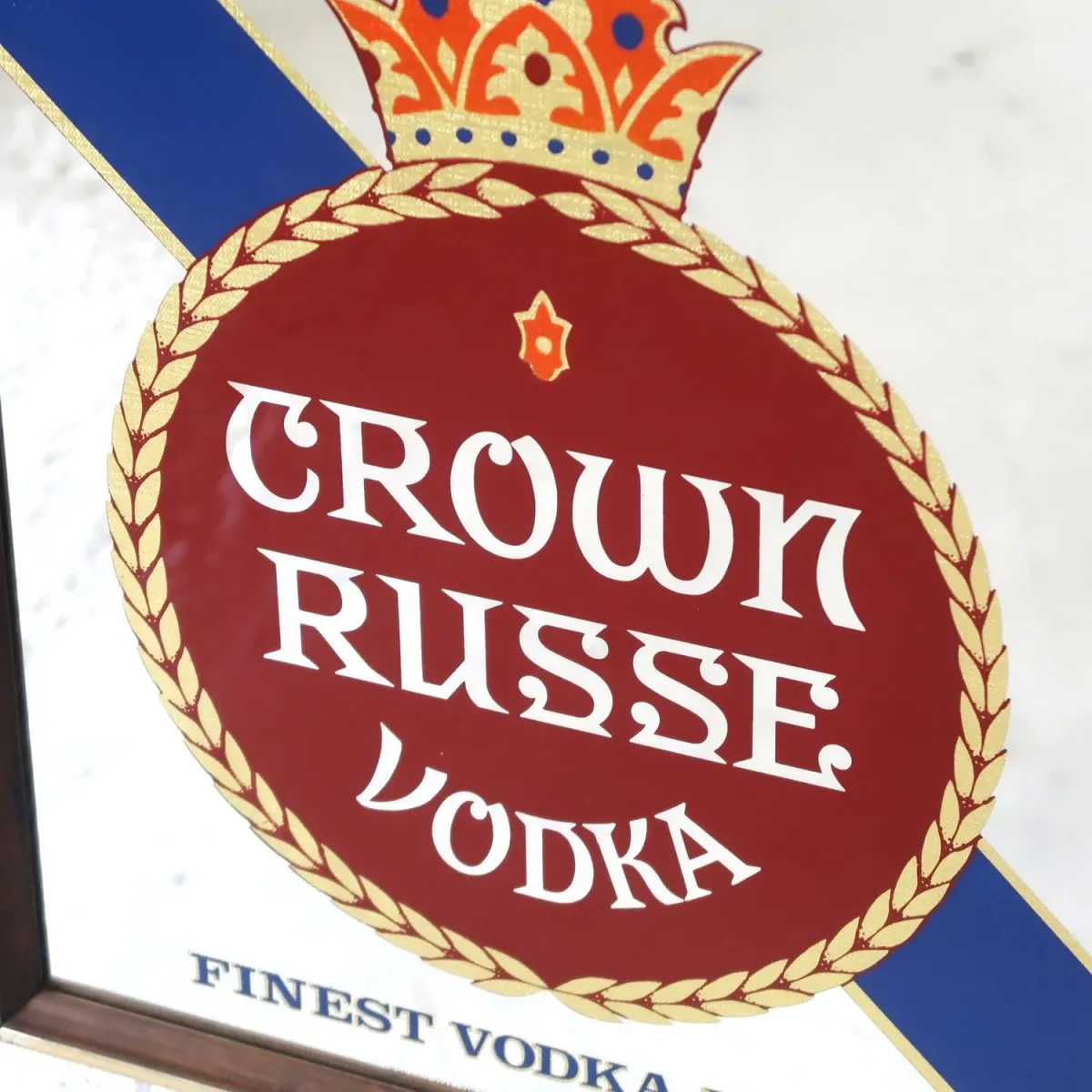 CROWN RUSSE VODKA ビンテージ パブミラー